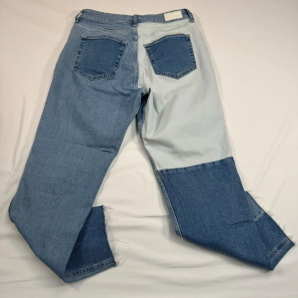 Hollister Curvy  Mom Jeans Womens Size 7/28 Light Medium Blue High Rise - Picture 9 of 9